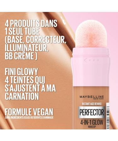 Maybelline New York Routine Perfecteur de teint luminisateur 4-in-1 multi-usage : 1x shade 01 LIGHT & 1x shade 03 MEDIUM DEEP - Instant Perfector 4-in-1 Glow - Buy Online on GoSupps.com
