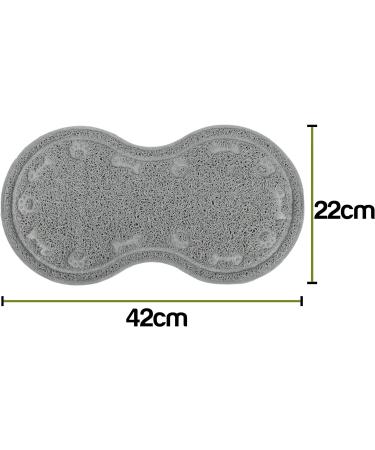 ProudPet Anti-Slip Cat Bowl Feeding Mat - Pet Food Floor Cover (Regular Size) - Buy Online on GoSupps.com