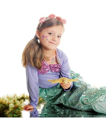 144 Mermaid Temporary Tattoos - Party Favors & Supplies | Waterproof Tattoo Stickers in 16 Styles - Buy Online on GoSupps.com