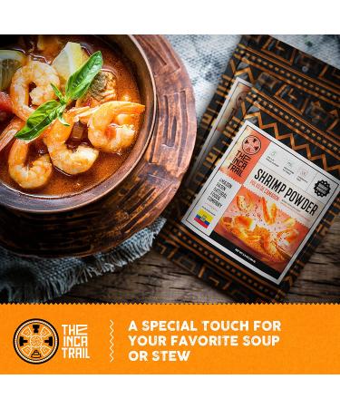 Inca Trail Dried Shrimp Powder - Gluten-Free Organic Seasoning | High Protein Cajun Seasoning for Cooking - 3oz - Buy Online on GoSupps.com
