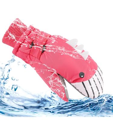 KAKU NANU Kids Ski Gloves Mittens | Waterproof Winter Snow Gloves for Boys Girls | Thermal Fleece | Pink/Purple/Blue | Ages 2-10 - Buy Online on GoSupps.com