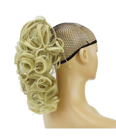 Imissu Chaotic Curly Short Claw Ponytail Hair Extensions - Dirty Blonde Clip-In Wig - Buy Online on GoSupps.com