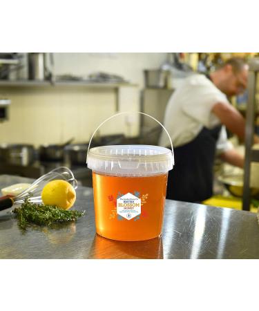 London Honey Company - British Blossom Honey Bucket 1.3kg - 100% Pure Natural Unpasteurised Raw Honey - Sustainably Produced from our own Beehives. - Buy Online on GoSupps.com