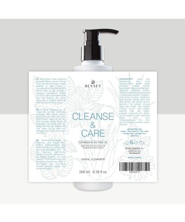 NEW! Aloe Vera Tea Tree Eyebright and Chamomile Facial Cleansing Gel - Facial Cleansing Soap/Antibacterial/Anti Acne - Combination and Oily Skin - CLEANSE&CARE Beysey 200 ml - Buy Online on GoSupps.com
