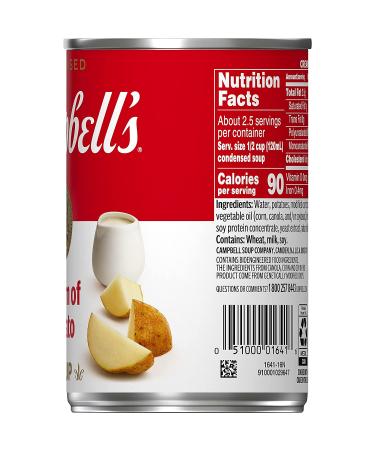 Campbell's Condensed Cream of Potato Soup 10.5oz Can - Pack of 12 - Buy Online on GoSupps.com