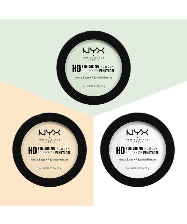 NYX Professional Makeup High Definition Finishing Powder - Mint Green (Pack of 2) | Vegan Matt Finish & Oil Absorbing - 8g Each - Buy Online on GoSupps.com
