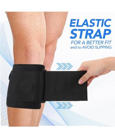 Sciatic Nerve Pain Relief Brace - Compression Knee Support for Sciatica Back & Hip Pain - Unisex - Buy Online on GoSupps.com