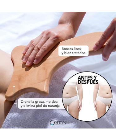 Buy OBERYN Body Therapy Set - Anti-Cellulite Massage Roller & Wooden Board for Lymphatic Drainage & Muscle Relaxation | International Shipping Available - Buy Online on GoSupps.com