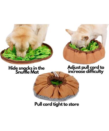 PUP PARENTS Dog Snuffle Mat and Lick Mat Combo - Interactive Slow Feeding and Stress-Reducing Toys for Dogs - Buy Online on GoSupps.com