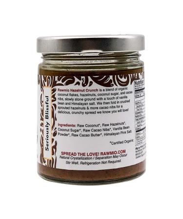 Rawmio Hazelnut Crunch Spread - 6 Ounce | Organic & Vegan - Buy Online on GoSupps.com