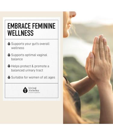 Living Alchemy Organic Woman Digestive Your Flora Probiotic 60 CT - Buy Online on GoSupps.com