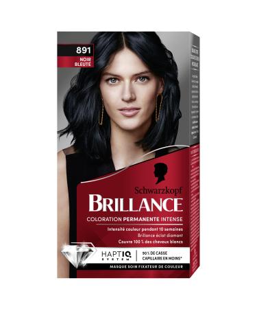 Schwarzkopf Brillance Hair Color 891 Noir Bleut  - Buy Online on GoSupps.com