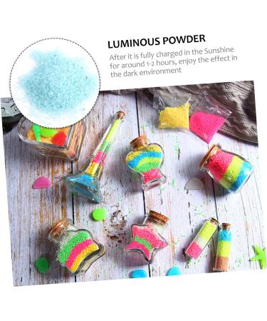 Totority 4 Packs Fluorescent Powder Bright Powder Sand Powder Phosphor Powder Shine Luminous Powder - Buy Online on GoSupps.com