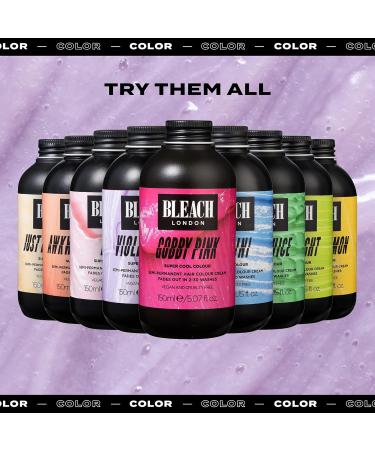 Buy BLEACH LONDON Twisted Lemon Semi-Permanent Hair Color - Vegan & Cruelty-Free Zesty Yellow Cream (5.07 fl oz) for Vibrant Hair - Buy Online on GoSupps.com