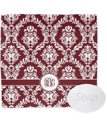 YouCustomizeIt Personalized Maroon & White Washcloth