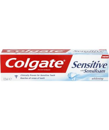 Colgate Sensitive Whitening Toothpaste with Sensifoam 125ml - Pack of 1 - Buy Online on GoSupps.com