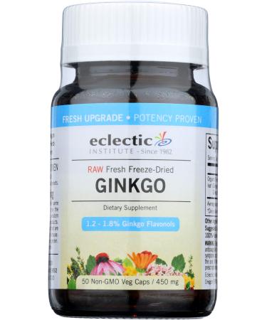 Eclectic Ginkgo 450 Mg Fduv with Glass Blue 50 Count Blue 50 count (Pack of 1)