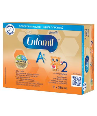 Enfamil 2 Baby Formula Concentrate Case 385ml 12 pack