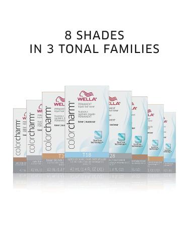 WELLA Colorcharm T35 Beige Blonde Hair Toner 1.4 oz - Brass Neutralizing Liquifuse Technology - Buy Online on GoSupps.com