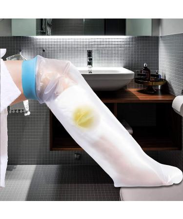 Waterproof Cast Cover for Shower - Full Leg Protection, Keeps Wounds Dry - Adult Size, Ideal for Surgery Recovery - Reusable and Watertight - Buy Online on GoSupps.com