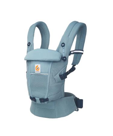Ergobaby Adapt Carrier for Newborns from Birth 3 Positions SoftFlex Mesh Ergonomic Baby Front-Inward and Back Carry Position Slate Blue Slate Blue SoftFlex Mesh