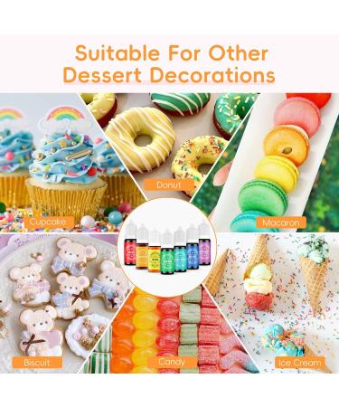 Waysroma Colorant Alimentaire 7x12ml Hautement Concentr & Sans Sucre Colorant Alimentaire Liquide pour P tisserie G teaux Macarons Fondants P ques Biscuits Beignets (Arc-en-ciel) 12 ml (Lot de 7) 84.0 - Buy Online on GoSupps.com
