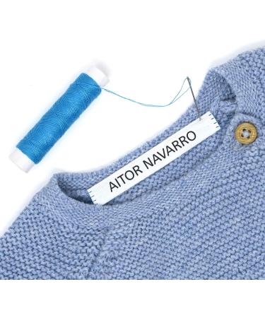 100 Personalized Clothing Labels for Kids | Gentle Sewing Tape for School Uniforms | Customizable Baby & Children Name Tags - Buy Online on GoSupps.com