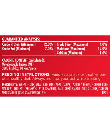 Milk-Bone MaroSnacks Dog Treats with Real Bone Marrow and Calcium - Beef Flavor - 40 oz - For All Size Dogs - Buy Online on GoSupps.com