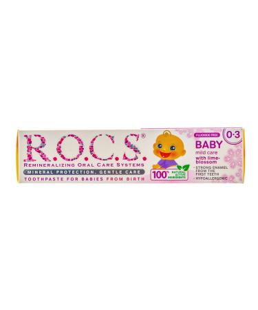 R.O.C.S. Baby mild Care with Lime Blossom Toothpaste 0-3 Years 35ml