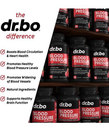 Blood Pressure Support Supplement - Natural Herbal Formula for Heart Health and Hypertension Relief - High Circulation Vitamins & Herbs - Buy Online on GoSupps.com