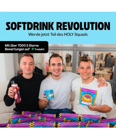 Holy Iced Tea Acai Hibiscus - 35 Portions | Sugar-Free Antioxidant Iced Tea | Vegan & Natural | Immune Booster 245g - Buy Online on GoSupps.com