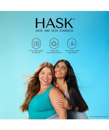 HASK Traitement revitalisant l'huile d'argan pour tous les types de cheveux sans danger pour la couleur sans gluten sans sulfate sans paraben 1 flacon de 236 ml - Buy Online on GoSupps.com