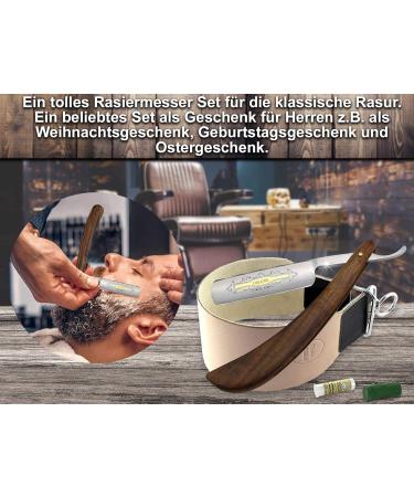 Father's Day Gift: Men's Razor Set for Beginners with Solingen Paste & Extra Wide Strop - Perfect International Shipping - Buy Online on GoSupps.com