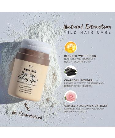 Dry Shampoo Powder for Women - Natural Non-Aerosol Travel Size for Dark Hair (12g) | Refresh Your Look - Buy Online on GoSupps.com