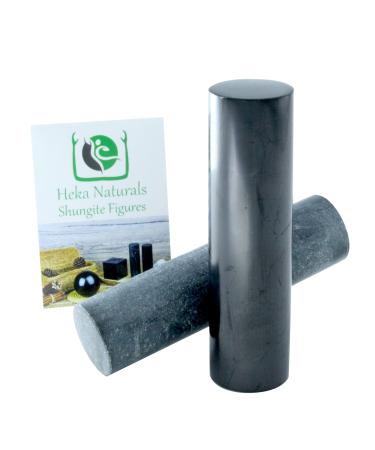 Heka Natural Schungit and Speckstein Harmonizer and large circle trailer set |Natural stress relief - spiritual protection natural crystals set - feng shui chakra stones - Buy Online on GoSupps.com
