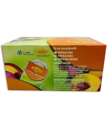  UPSY Alpine Fruit Tea - Best Aromatic Herbal Tea with Peach and Zinc Flavor - 4 packs of 20 bags (80 tea bags) (green tea peach juice with zinc - 80 bags) - Buy Online on GoSupps.com