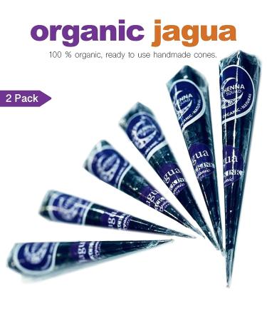 Jagua Tattoo Kit: Waterproof Semi Permanent Black Ink Gel for Skin Art - 2 Tubes, Jagua Pens for Fake Freckles & Temporary Tattoos - Skin Safe Markers with Organic Jagua Juice - Buy Online on GoSupps.com