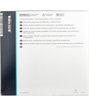 Biomedics 1 Day Extra Sphere Daily Soft Contact Lenses -90 Pack | BC 8.60mm | DIA 14.20mm | -10.00 Diopters - Shop Internationally - Buy Online on GoSupps.com