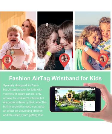 4 Pack Wristband for Airtag Kids  GPS Bracelet for Kids Compatible with Apple Air Tag  Nylon Watch Band Tracker Case Strap Holder Accessories for Toddler Child Adult  Adjustable Anti-Lost Nilong-Rainbowlanlv - Buy Online on GoSupps.com