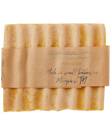 Glowing Lemongrass Soap with Turmeric - Brighten Skin & Sooth Pores | International Shipping - Buy Online on GoSupps.com