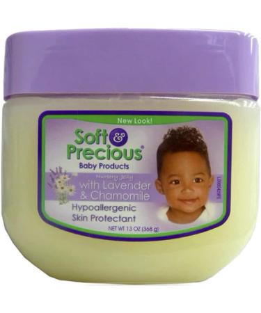 Soft & Precious Baby Nursery Jelly Set - Baby Powder Scent Lavender-Chamomile & Shea Butter (3x368g) - Buy Online on GoSupps.com