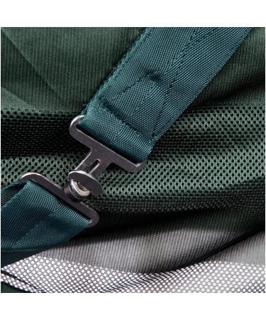 RL24 Flying Ceiling for Horses - Effective Insect Protection & Eczema Relief | Adjustable Cross Surcingle | Breathable Durable Horse Blanket in Green (155cm) - Buy Online on GoSupps.com