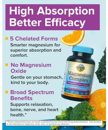 Terranics Magnesium Complex & Moringa Capsules Bundle - 500mg 5 Forms Magnesium Glycinate Citrate Malate Aspartate Gluconate + 11300mg Pure Moringa Leaf Powder 120 Capsules Each - Buy Online on GoSupps.com