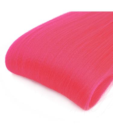 Rose Pink Pre Stretched Braiding Hair Extensions 26inch 3packs - Yaki Texture Crochet Hair Braids - Buy Online on GoSupps.com