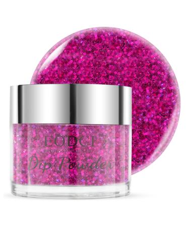 Poudre de trempage pour ongles rose fluo paillettes pour d butant manucure bricolage maison cadeau pas besoin de lampe ongles Hot Pink-Sparkle