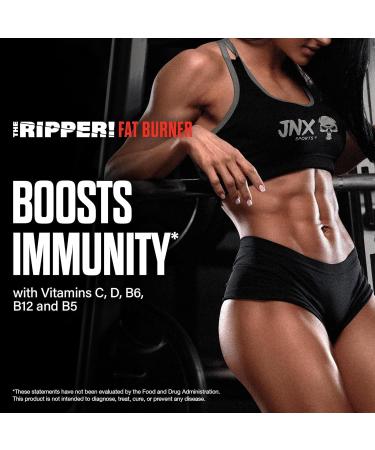 JNX SPORTS The Ripper! Fat Burner - Blue Raspberry 5 x 8g Sticks | Super Thermogenesis Appetite Control & Extreme Energy for Men & Women - Buy Online on GoSupps.com