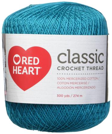 Red Heart Crochet Thread Yarn  300 Yards  Peacock Peacock 300 Yards