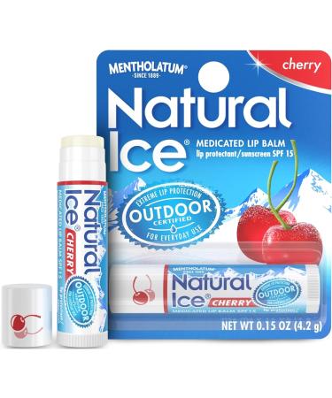 Natural Ice Medicated Lip Protectant/Sunscreen SPF 15 Cherry 48 ea - Buy Online on GoSupps.com