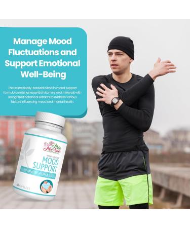 Mila Miamor Mood Support Supplement Ashwagandha St. John s Wort Chamomile & B Vitamins for Stress Relief Emotional Balance & Relaxation Scientifically Backed Formula 60 Capsules - Buy Online on GoSupps.com