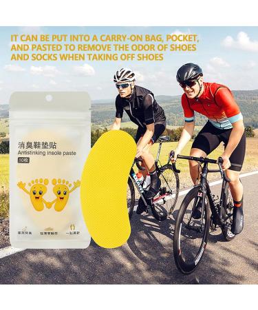 Outdoor Shoes Deodorant & Foot Deodorant Stickers - Natural Eucalyptus Lemongrass Odor Removal 20 Pcs - Buy Online on GoSupps.com